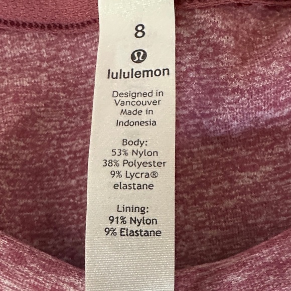 Lululemon Athletica Maroon Heathered Top - Picture 7 of 7